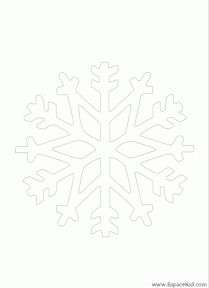 Dibujo para colorear: Copo de nieve (Naturaleza) #160560 - Dibujos para Colorear e Imprimir Gratis