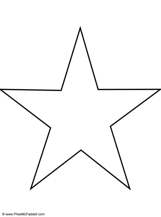 Dibujo para colorear: Estrella (Naturaleza) #155915 - Dibujos para Colorear e Imprimir Gratis