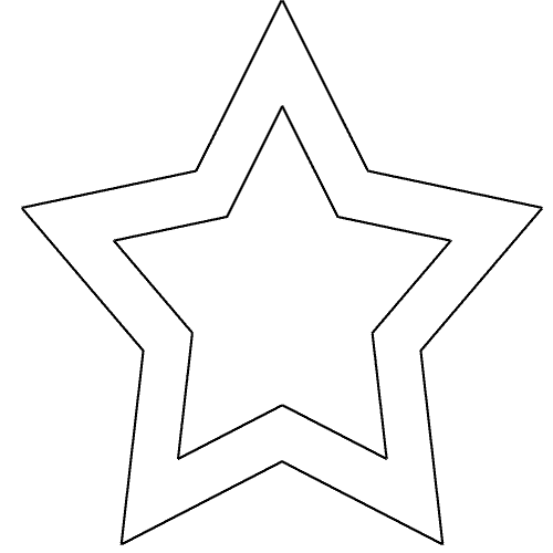 Dibujo para colorear: Estrella (Naturaleza) #155947 - Dibujos para Colorear e Imprimir Gratis