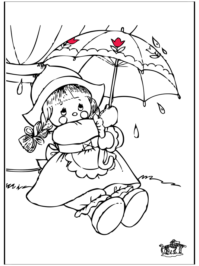 Dibujo para colorear: lluvia (Naturaleza) #158233 - Dibujos para Colorear e Imprimir Gratis