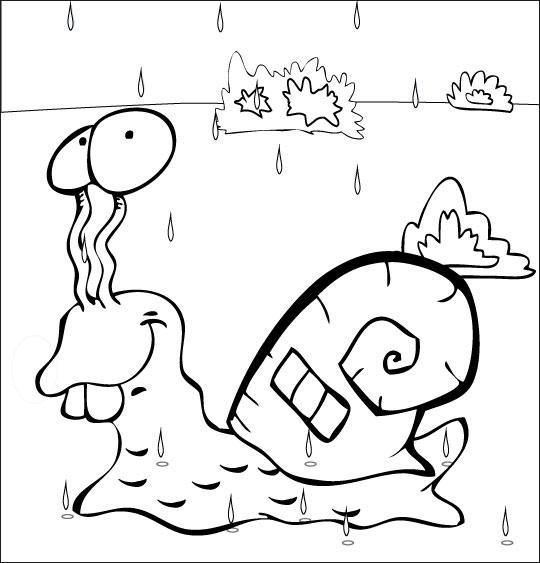 Dibujo para colorear: lluvia (Naturaleza) #158342 - Dibujos para Colorear e Imprimir Gratis