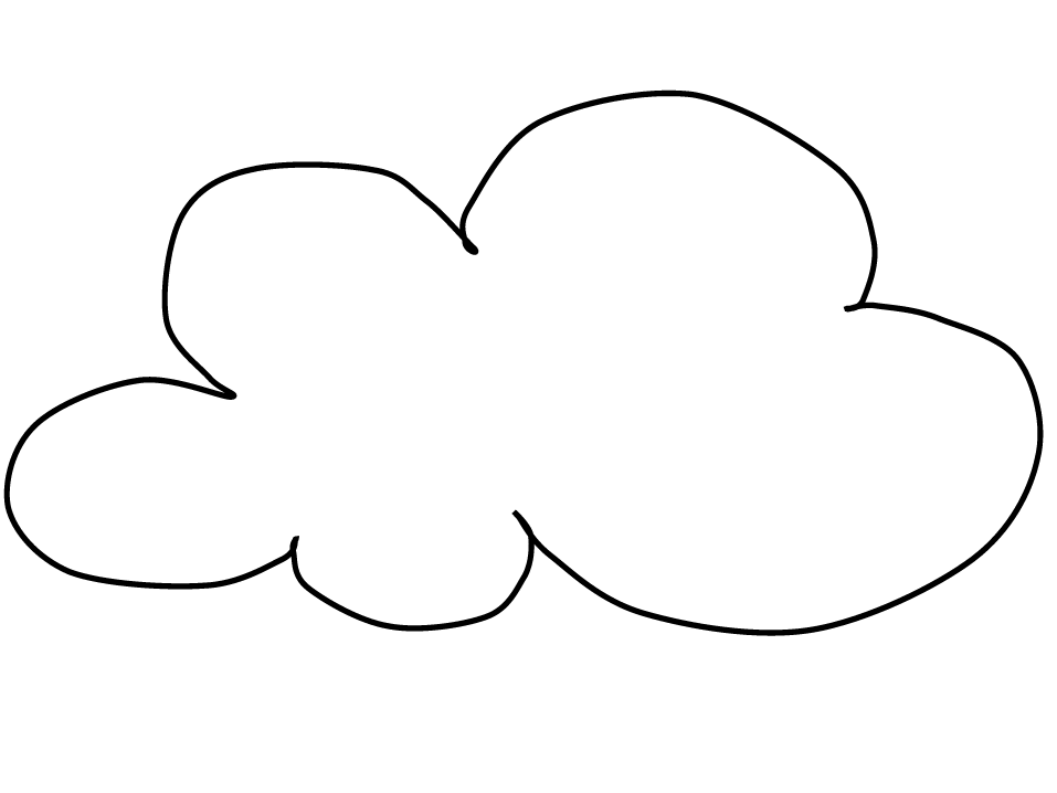 Dibujo para colorear: Nube (Naturaleza) #157425 - Dibujos para Colorear e Imprimir Gratis