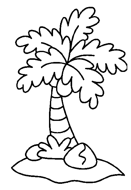 Dibujo para colorear: Palma (Naturaleza) #161156 - Dibujos para Colorear e Imprimir Gratis