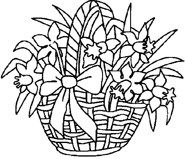 Dibujo para colorear: Ramo de flores (Naturaleza) #160833 - Dibujos para Colorear e Imprimir Gratis