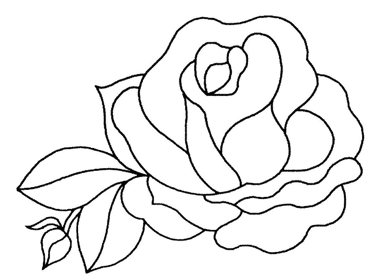 Dibujo para colorear: Rosas (Naturaleza) #161872 - Dibujos para Colorear e Imprimir Gratis