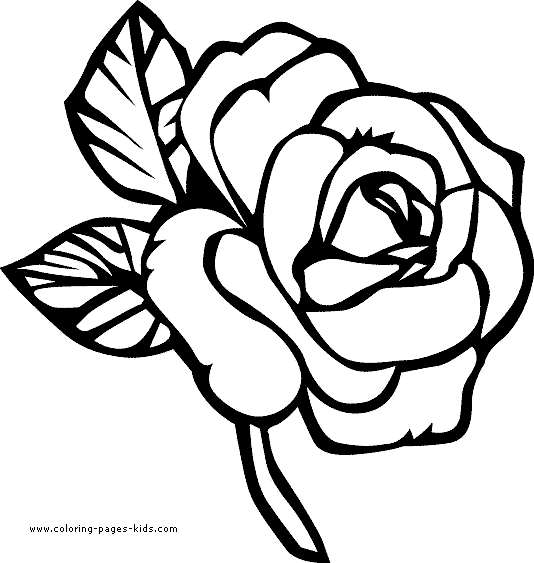Dibujo para colorear: Rosas (Naturaleza) #162017 - Dibujos para Colorear e Imprimir Gratis