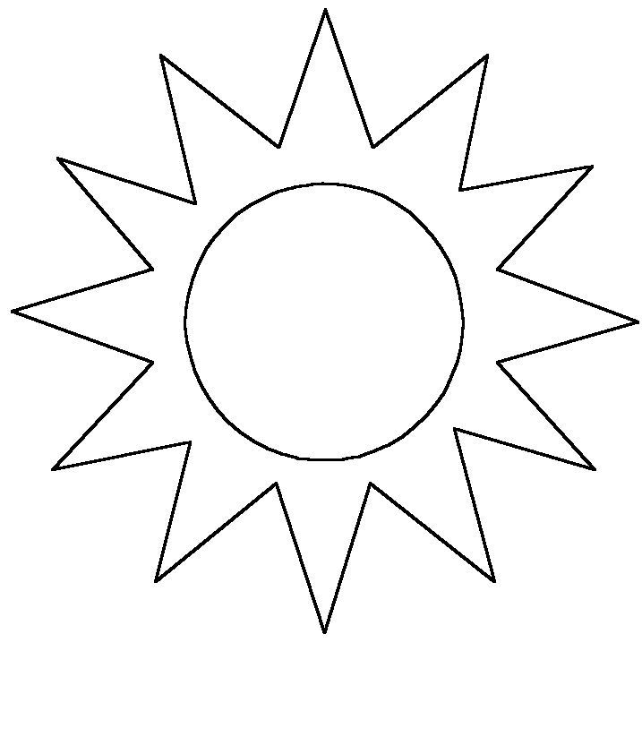 Dibujo para colorear: Sol (Naturaleza) #157903 - Dibujos para Colorear e Imprimir Gratis