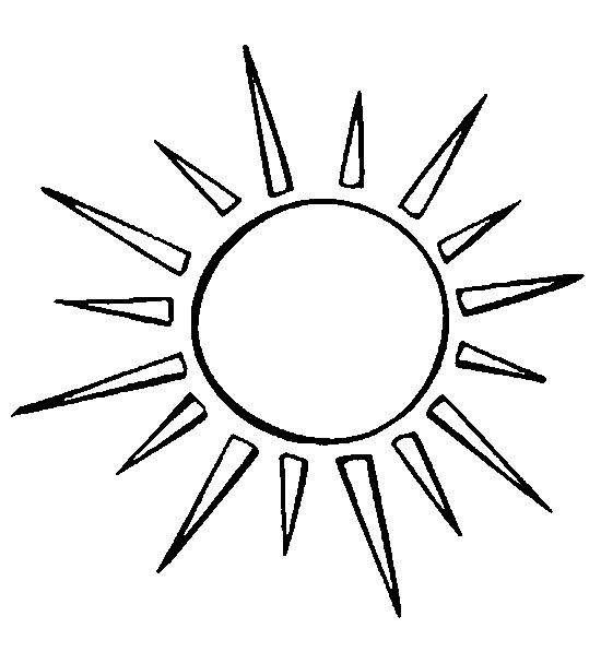 Dibujo para colorear: Sol (Naturaleza) #157905 - Dibujos para Colorear e Imprimir Gratis