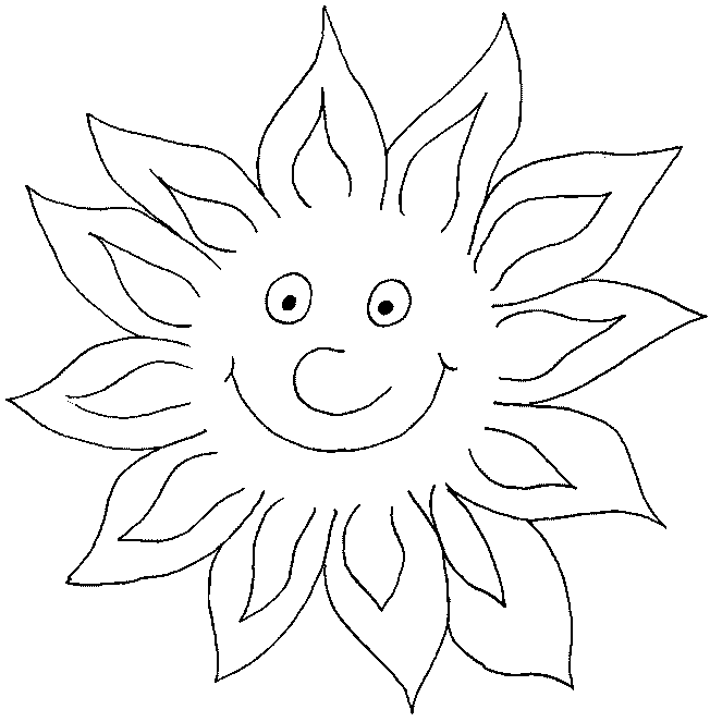 Dibujo para colorear: Sol (Naturaleza) #157916 - Dibujos para Colorear e Imprimir Gratis