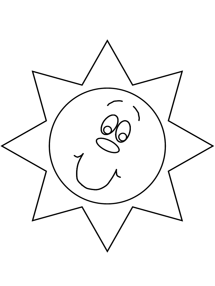 Dibujo para colorear: Sol (Naturaleza) #157949 - Dibujos para Colorear e Imprimir Gratis