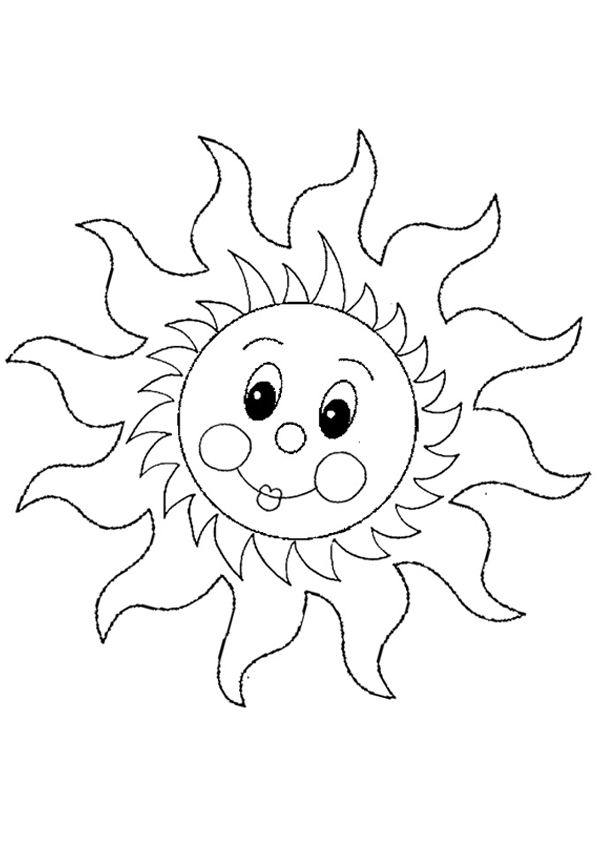 Dibujo para colorear: Sol (Naturaleza) #158082 - Dibujos para Colorear e Imprimir Gratis