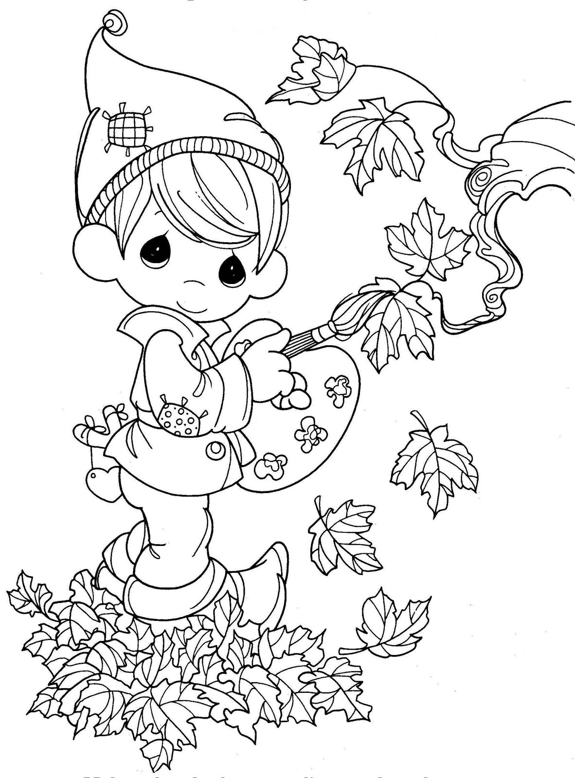 Dibujo para colorear: Temporada de Otoño (Naturaleza) #164041 - Dibujos para Colorear e Imprimir Gratis