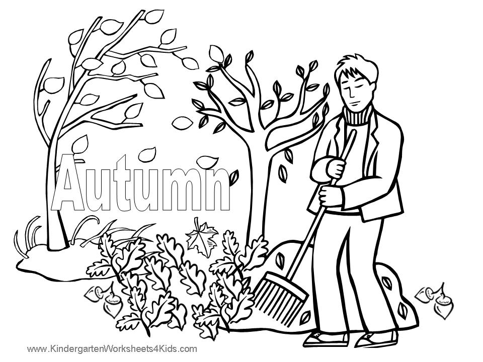 Dibujo para colorear: Temporada de Otoño (Naturaleza) #164047 - Dibujos para Colorear e Imprimir Gratis