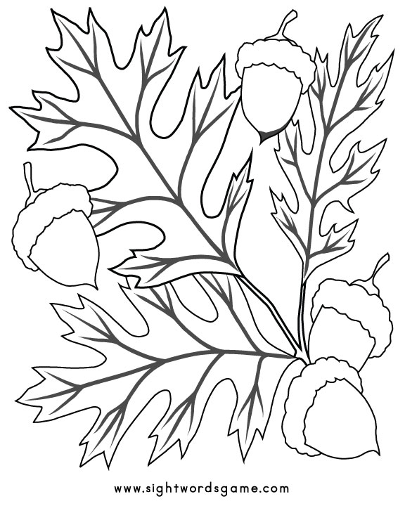 Dibujo para colorear: Temporada de Otoño (Naturaleza) #164118 - Dibujos para Colorear e Imprimir Gratis