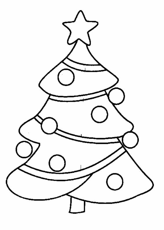 Dibujo para colorear: Arbol de Navidad (Objetos) #167440 - Dibujos para Colorear e Imprimir Gratis