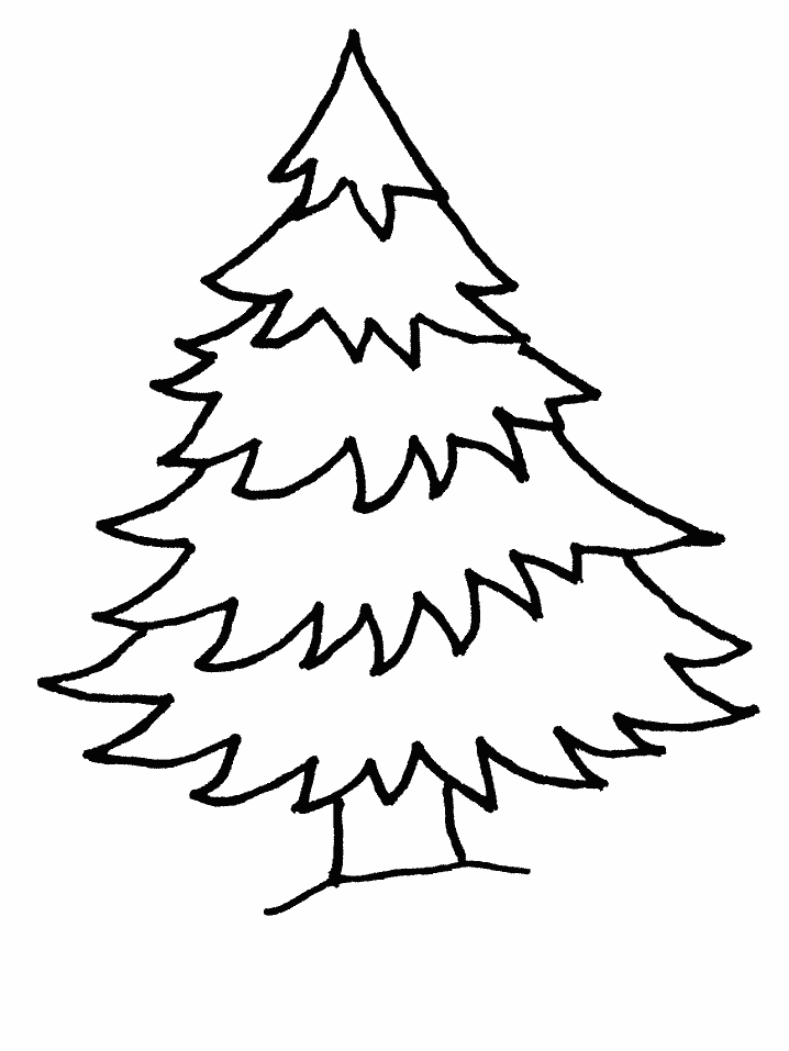 Dibujo para colorear: Arbol de Navidad (Objetos) #167455 - Dibujos para Colorear e Imprimir Gratis