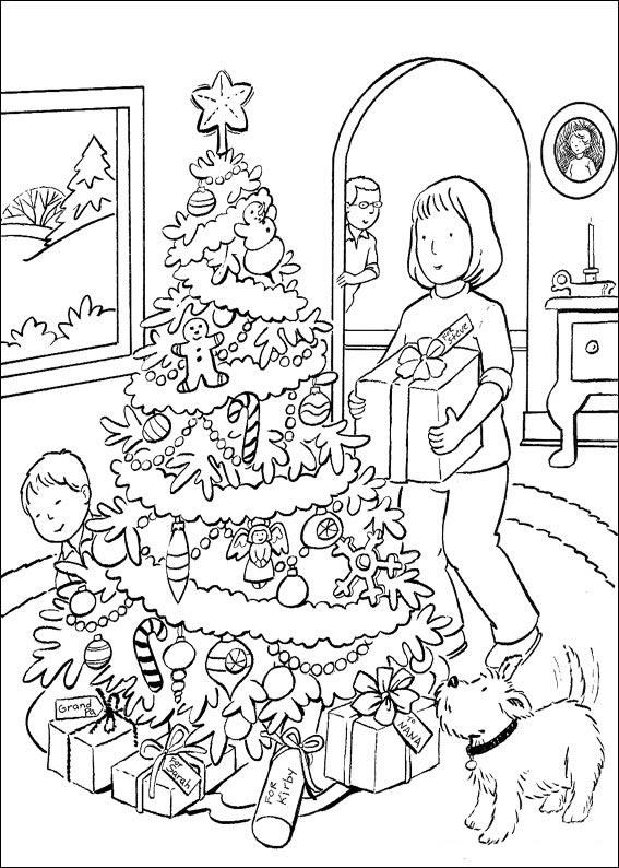 Dibujo para colorear: Arbol de Navidad (Objetos) #167511 - Dibujos para Colorear e Imprimir Gratis