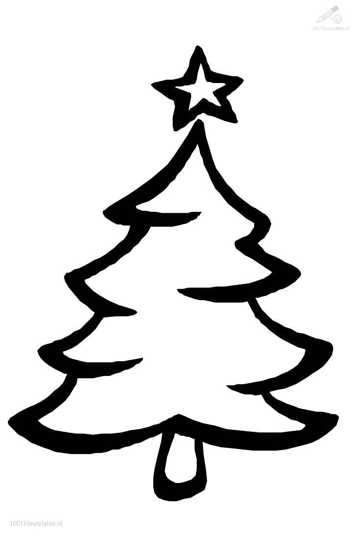 Dibujo para colorear: Arbol de Navidad (Objetos) #167530 - Dibujos para Colorear e Imprimir Gratis