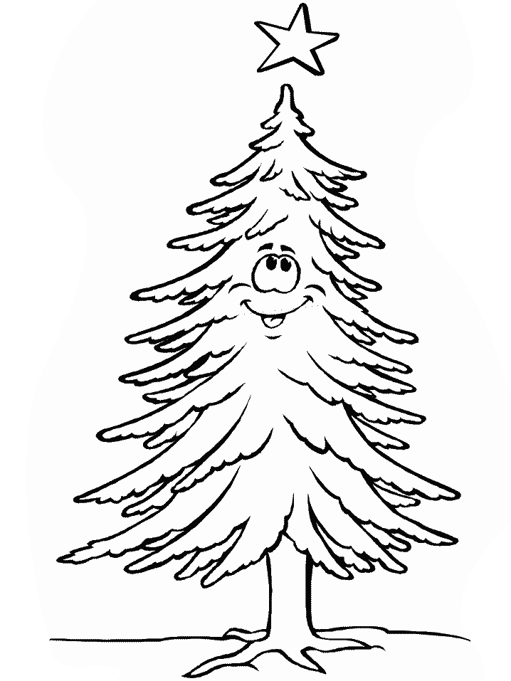 Dibujo para colorear: Arbol de Navidad (Objetos) #167657 - Dibujos para Colorear e Imprimir Gratis