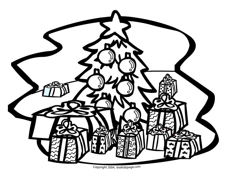 Dibujo para colorear: Arbol de Navidad (Objetos) #167659 - Dibujos para Colorear e Imprimir Gratis