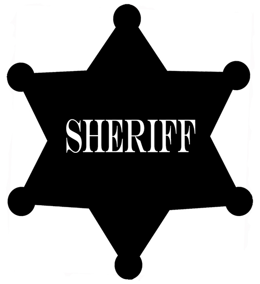 Dibujo para colorear: Estrella de sherif (Objetos) #118667 - Dibujos para Colorear e Imprimir Gratis