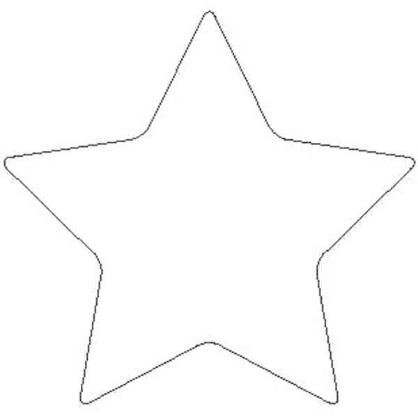 Dibujo para colorear: Estrella de sherif (Objetos) #118686 - Dibujos para Colorear e Imprimir Gratis