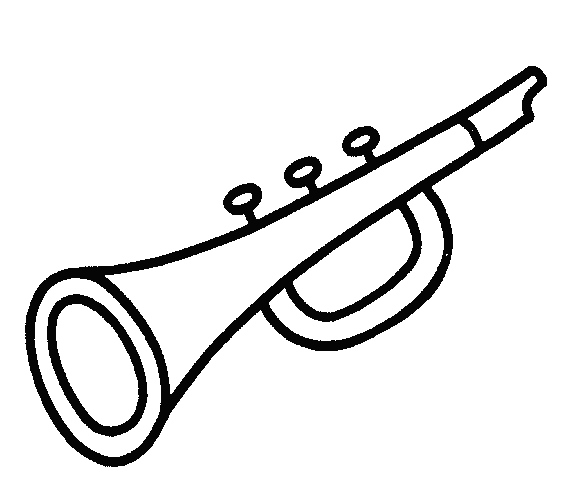 Dibujo para colorear: Instrumentos musicales (Objetos) #167147 - Dibujos para Colorear e Imprimir Gratis