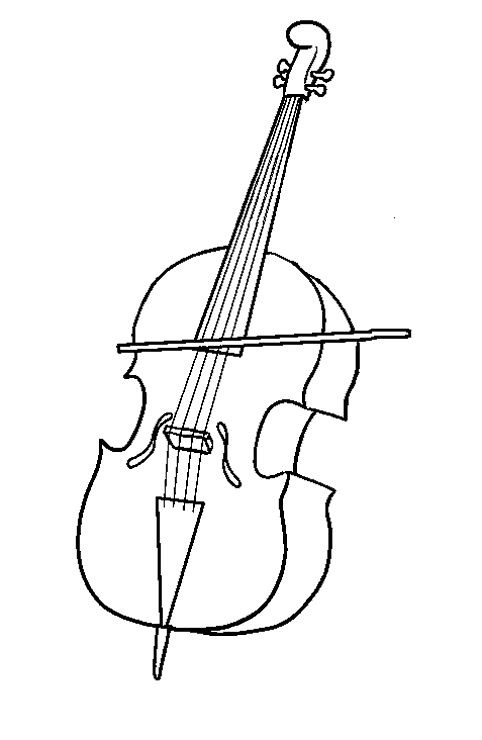 Dibujo para colorear: Instrumentos musicales (Objetos) #167183 - Dibujos para Colorear e Imprimir Gratis