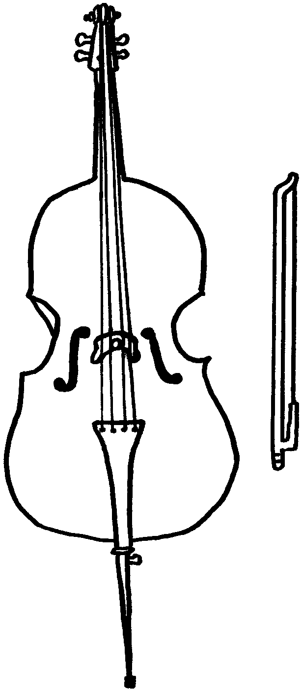 Dibujo para colorear: Instrumentos musicales (Objetos) #167395 - Dibujos para Colorear e Imprimir Gratis