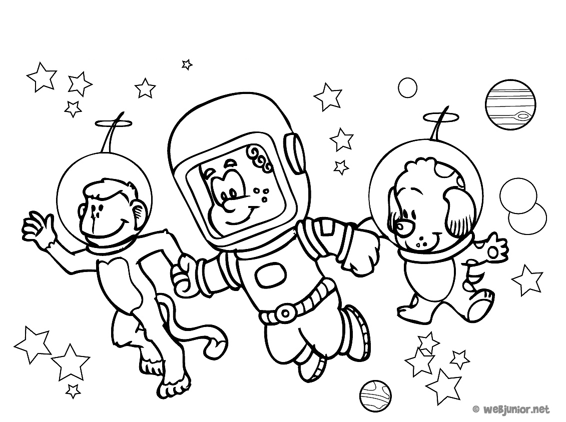 Dibujo para colorear: Astronauta (Ocupaciones) #87614 - Dibujos para Colorear e Imprimir Gratis
