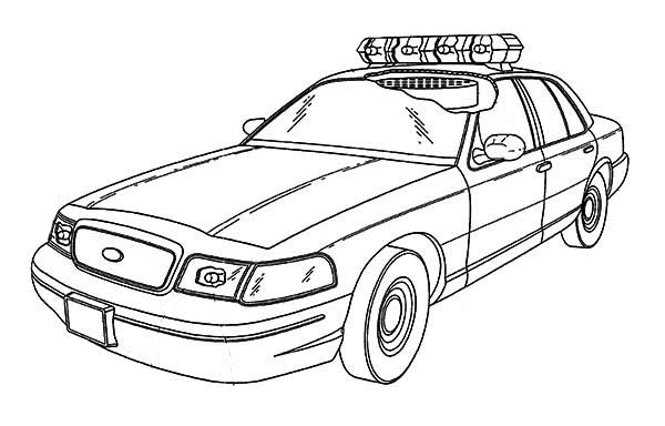Dibujo para colorear: Oficial de policia (Ocupaciones) #105503 - Dibujos para Colorear e Imprimir Gratis