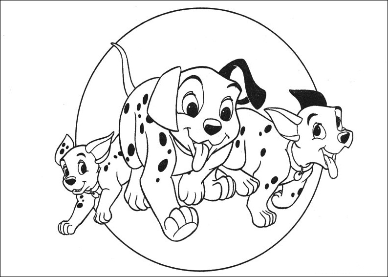 Dibujo para colorear: 101 Dalmatians (Películas de animación) #129188 - Dibujos para Colorear e Imprimir Gratis