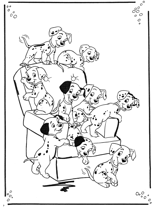 Dibujo para colorear: 101 Dalmatians (Películas de animación) #129200 - Dibujos para Colorear e Imprimir Gratis