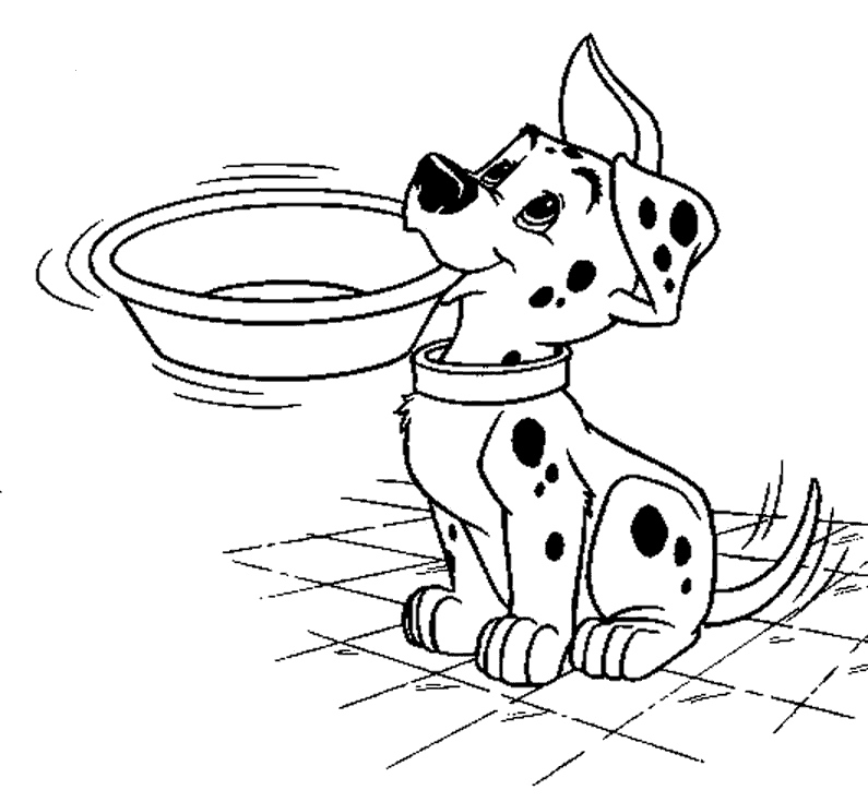Dibujo para colorear: 101 Dalmatians (Películas de animación) #129214 - Dibujos para Colorear e Imprimir Gratis
