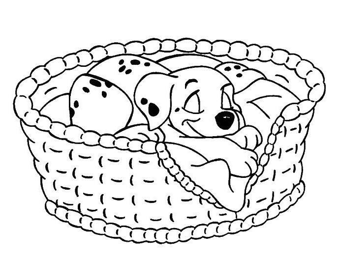 Dibujo para colorear: 101 Dalmatians (Películas de animación) #129224 - Dibujos para Colorear e Imprimir Gratis