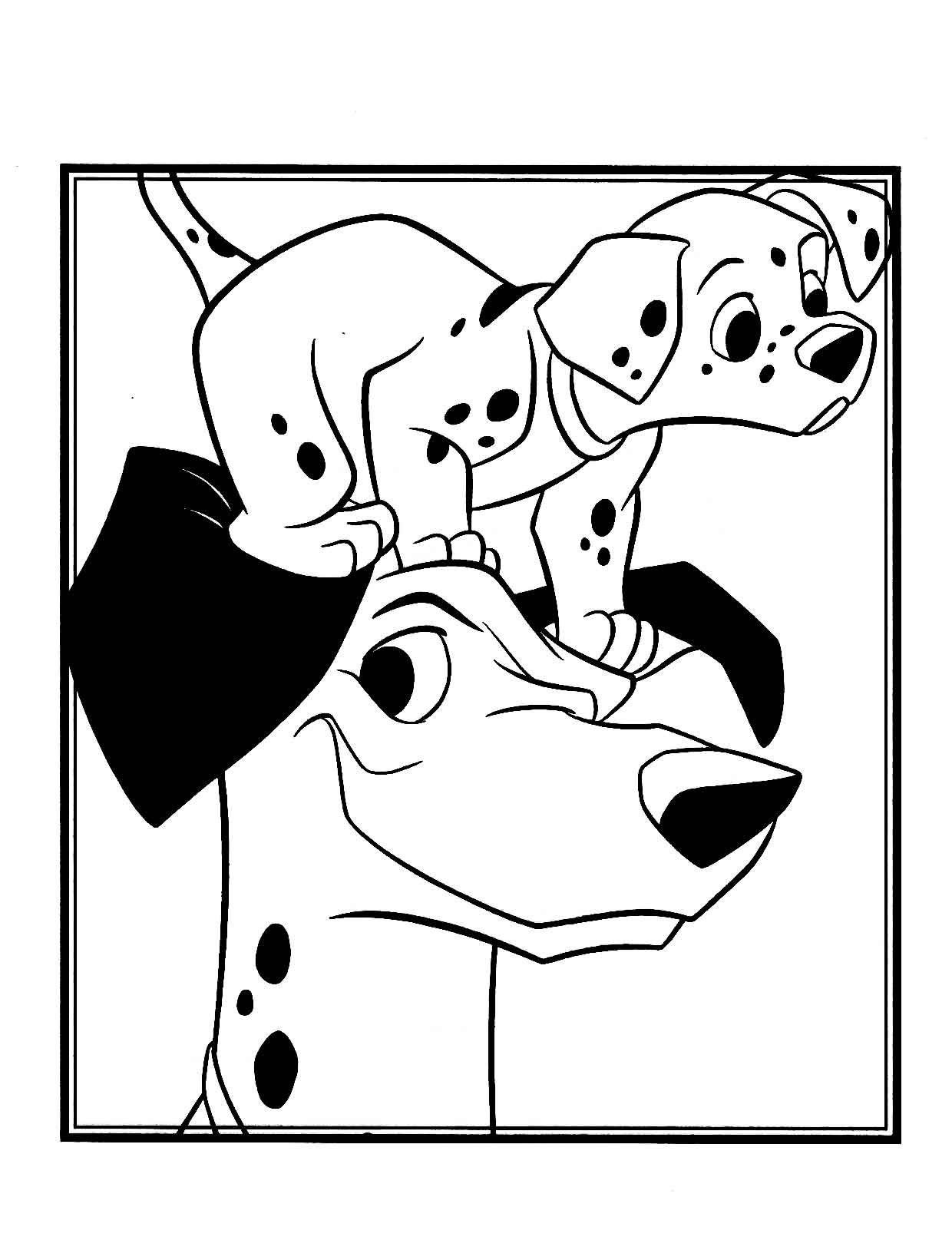 Dibujo para colorear: 101 Dalmatians (Películas de animación) #129240 - Dibujos para Colorear e Imprimir Gratis