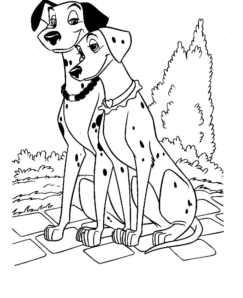 Dibujo para colorear: 101 Dalmatians (Películas de animación) #129333 - Dibujos para Colorear e Imprimir Gratis