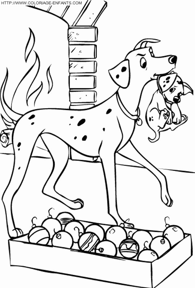 Dibujo para colorear: 101 Dalmatians (Películas de animación) #129379 - Dibujos para Colorear e Imprimir Gratis