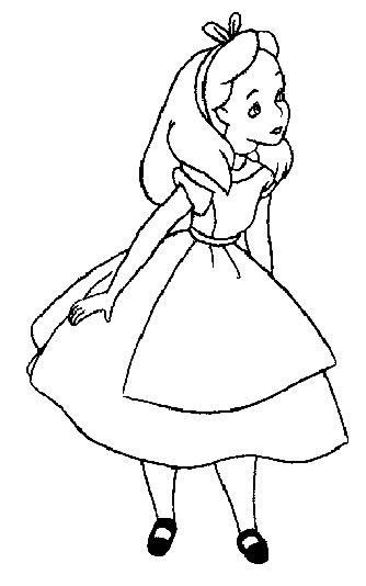Dibujo para colorear: Alice in Wonderland (Películas de animación) #127888 - Dibujos para Colorear e Imprimir Gratis