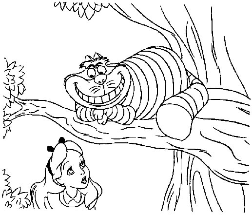 Dibujo para colorear: Alice in Wonderland (Películas de animación) #127893 - Dibujos para Colorear e Imprimir Gratis