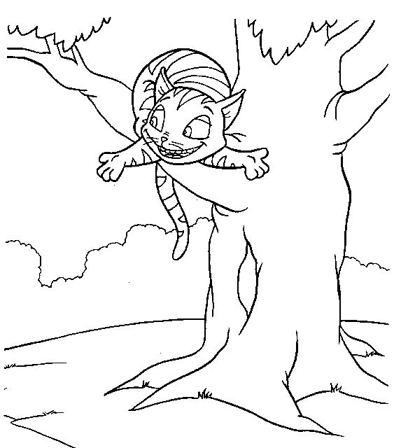 Dibujo para colorear: Alice in Wonderland (Películas de animación) #127924 - Dibujos para Colorear e Imprimir Gratis