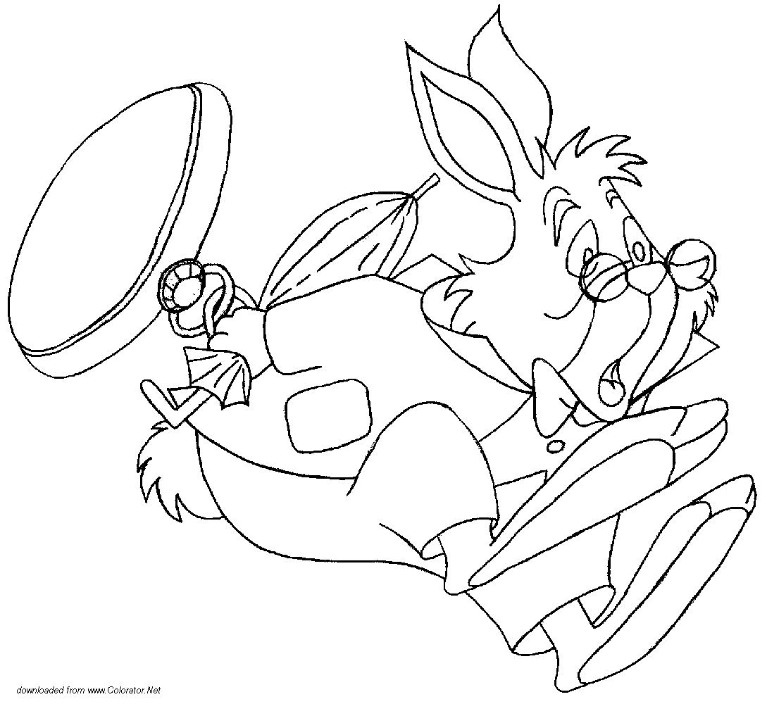 Dibujo para colorear: Alice in Wonderland (Películas de animación) #127949 - Dibujos para Colorear e Imprimir Gratis