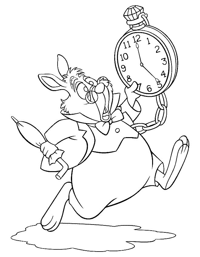 Dibujo para colorear: Alice in Wonderland (Películas de animación) #127953 - Dibujos para Colorear e Imprimir Gratis