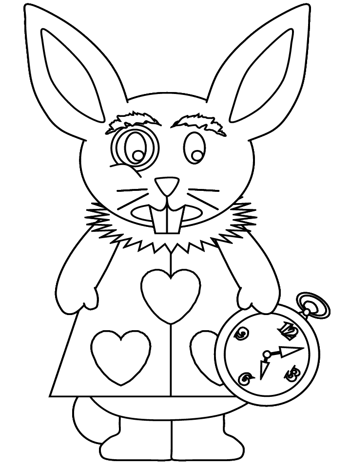Dibujo para colorear: Alice in Wonderland (Películas de animación) #128014 - Dibujos para Colorear e Imprimir Gratis