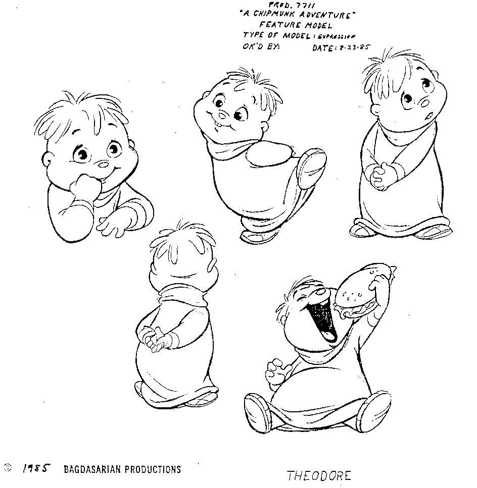Dibujo para colorear: Alvin and the Chipmunks (Películas de animación) #128283 - Dibujos para Colorear e Imprimir Gratis