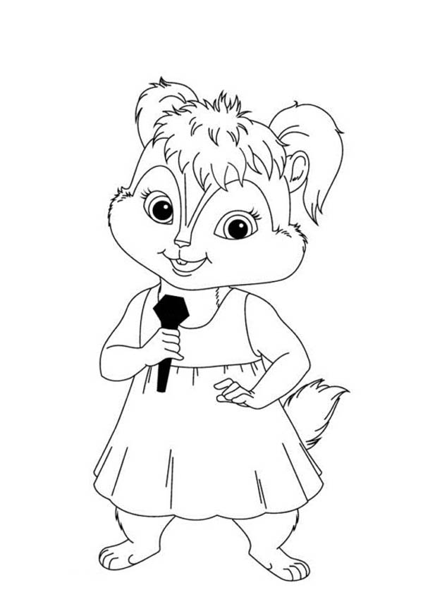 Dibujo para colorear: Alvin and the Chipmunks (Películas de animación) #128356 - Dibujos para Colorear e Imprimir Gratis