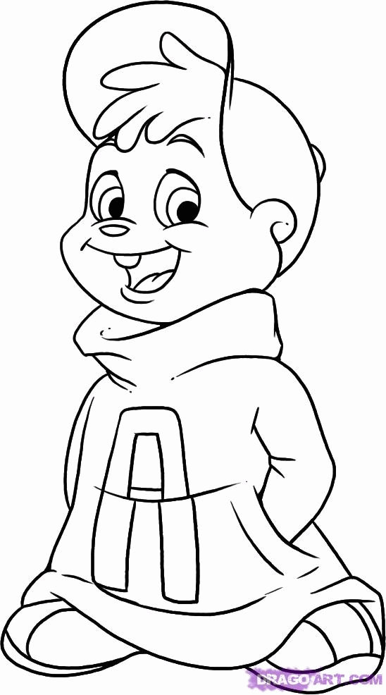 Dibujo para colorear: Alvin and the Chipmunks (Películas de animación) #128389 - Dibujos para Colorear e Imprimir Gratis