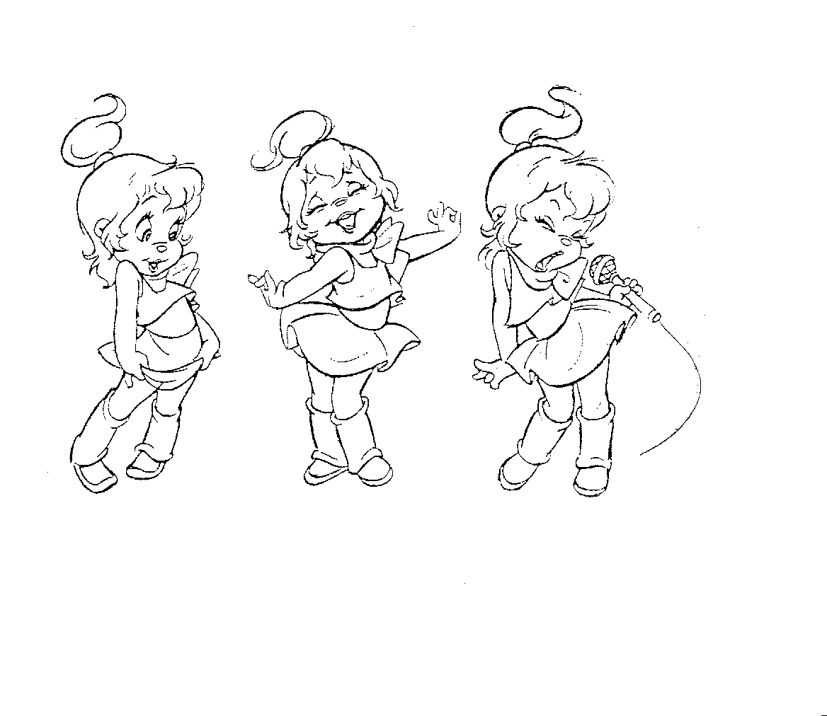 Dibujo para colorear: Alvin and the Chipmunks (Películas de animación) #128449 - Dibujos para Colorear e Imprimir Gratis