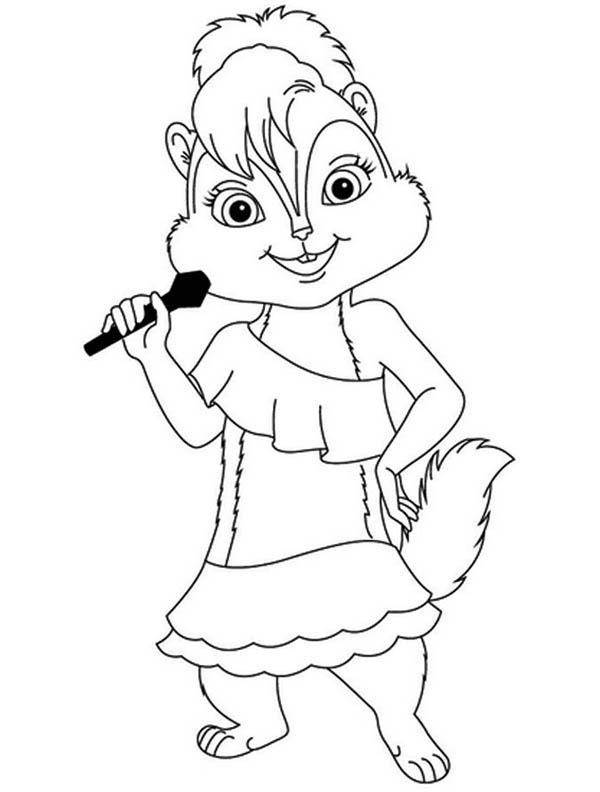Dibujo para colorear: Alvin and the Chipmunks (Películas de animación) #128452 - Dibujos para Colorear e Imprimir Gratis