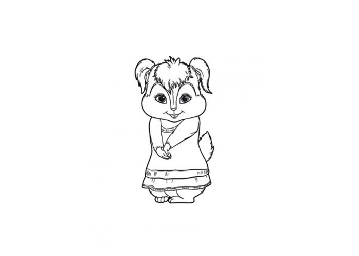 Dibujo para colorear: Alvin and the Chipmunks (Películas de animación) #128453 - Dibujos para Colorear e Imprimir Gratis